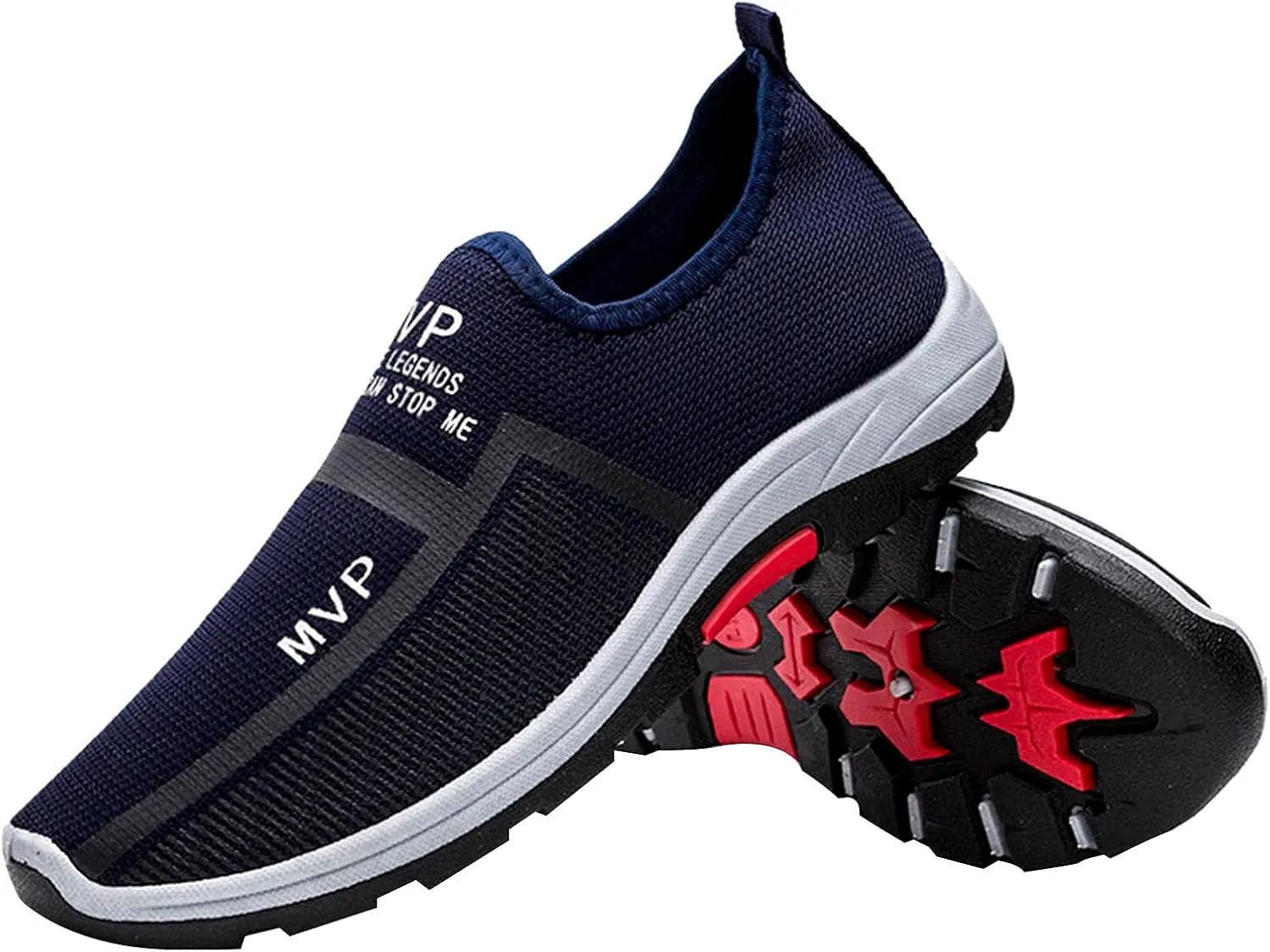 Mens Slip on Walking Shoes Casual Fashion Shoe Laceless Dress Sneakers Comfortable Lightweight Sneaker Footwear