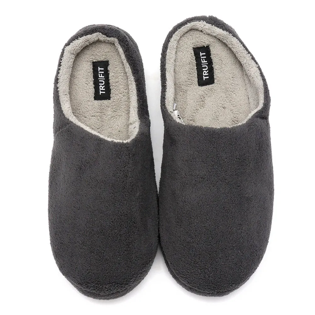 Mens Slippers Slip On Cozy Indoor Bedroom Comfortable Plush Shoes
