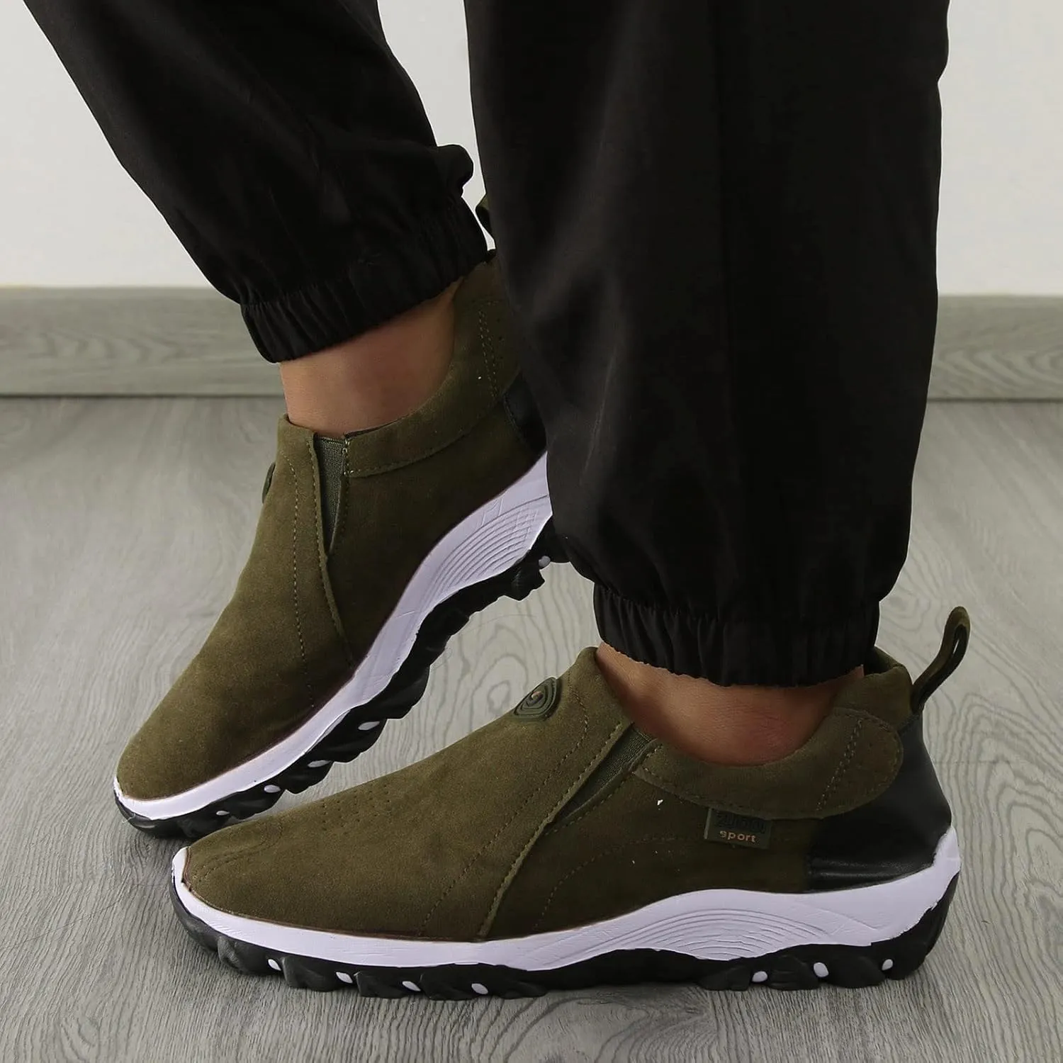 Men's Spring Autumn Fashion Casual Lightweight Comfortable Flannel Round Toe Sport Shoes Shoes Men Sneaker, 8.5 Wide
