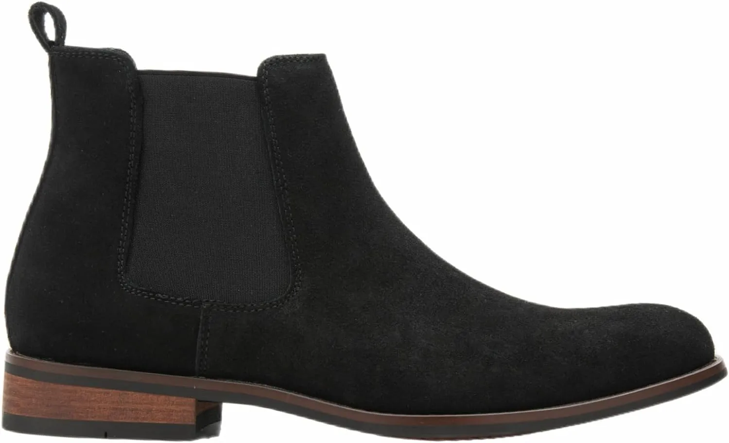 Men's Suede Black Classic Leather Chelsea Style Boots