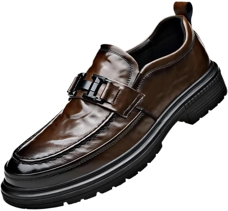 Men's Trendy Brogue Wingtip Dress Shoes Formal Leather Shoes for Weddings Business Office Prom for Men