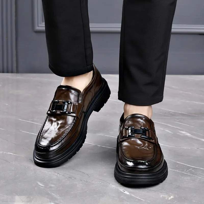 Men's Trendy Brogue Wingtip Dress Shoes Formal Leather Shoes for Weddings Business Office Prom for Men