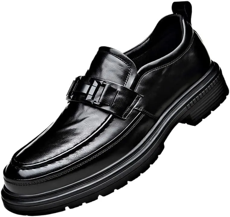 Men's Trendy Brogue Wingtip Dress Shoes Formal Leather Shoes for Weddings Business Office Prom for Men