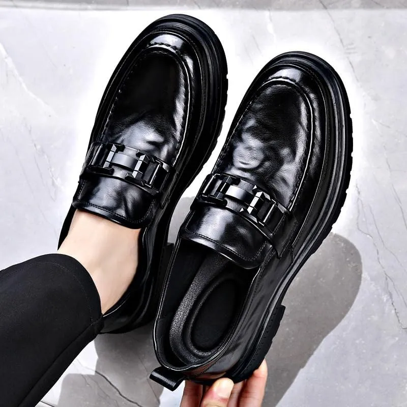 Men's Trendy Brogue Wingtip Dress Shoes Formal Leather Shoes for Weddings Business Office Prom for Men