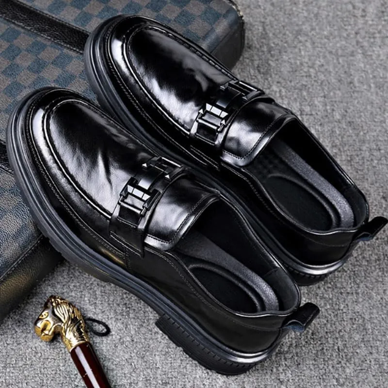 Men's Trendy Brogue Wingtip Dress Shoes Formal Leather Shoes for Weddings Business Office Prom for Men