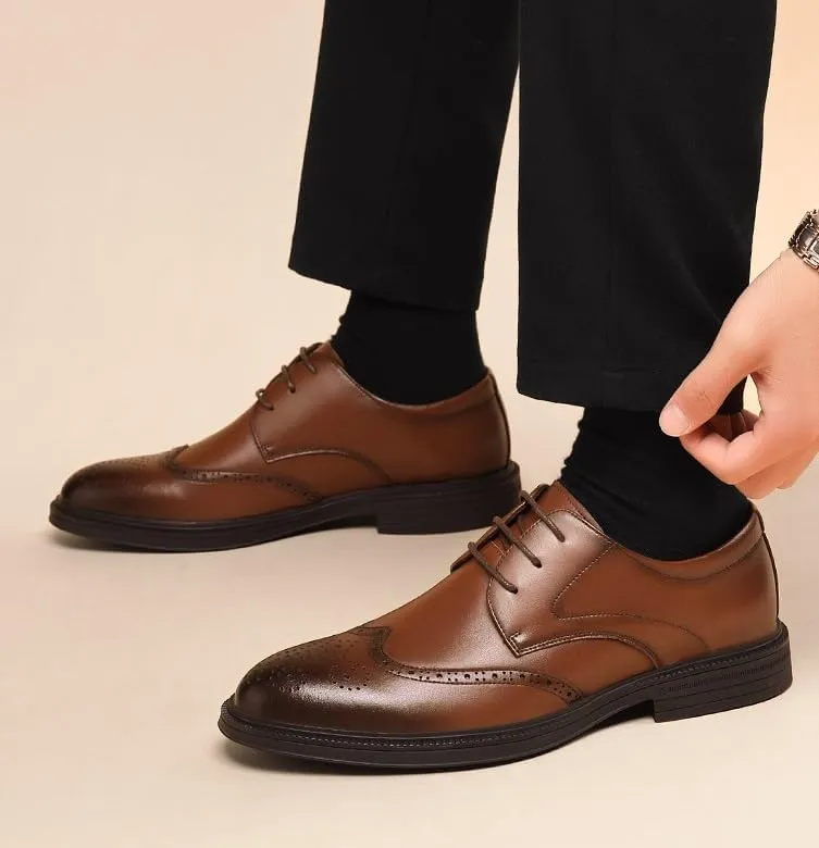 Men's Tuxedo Shoes Formal Dress Shoes Shiny Patent Leather Oxfords for Wedding Prom Business