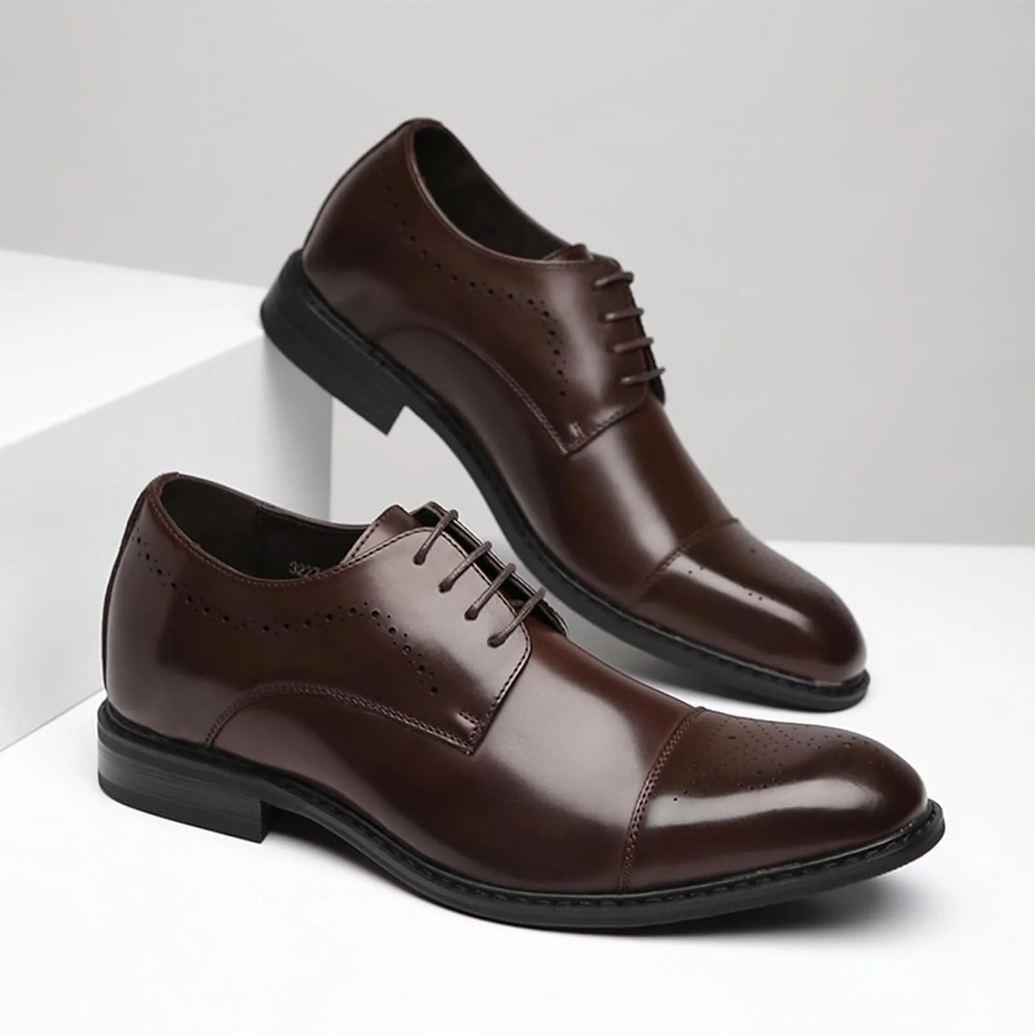 Mens Tuxedo Shoes Patent Dress Shoes Fashion Printed Lace-Up Pointed-Toe Oxfords Shoes Classic Modern Formal Leather Shoes Casual Loafers
