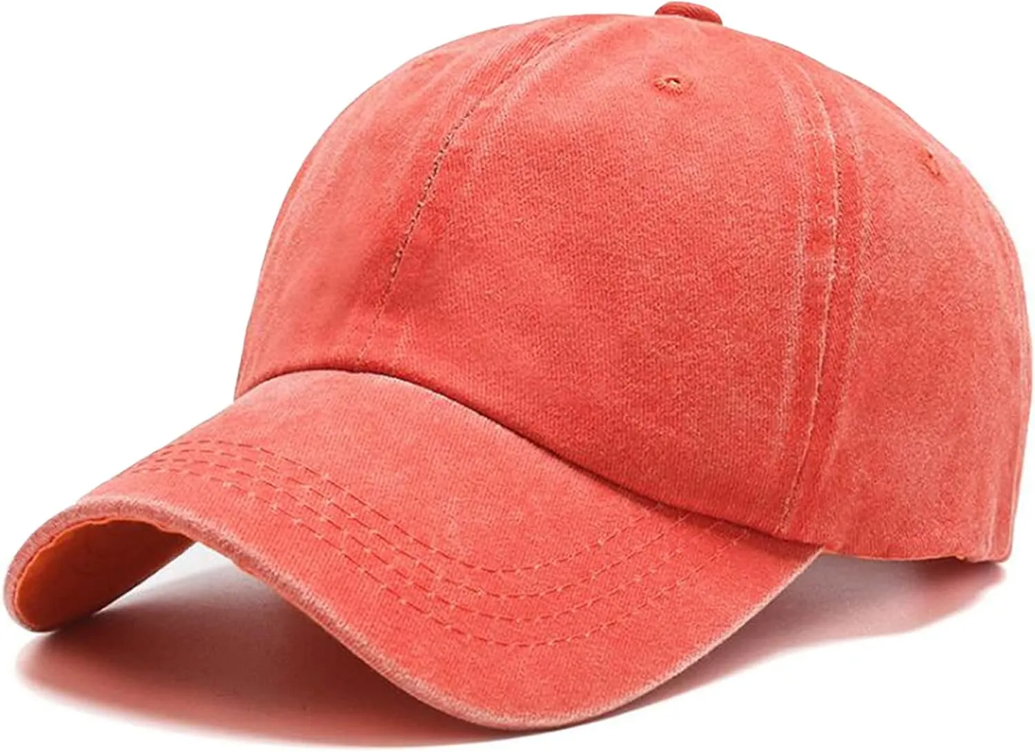 Men's Vintage Washed Purple Distressed Baseball Cap