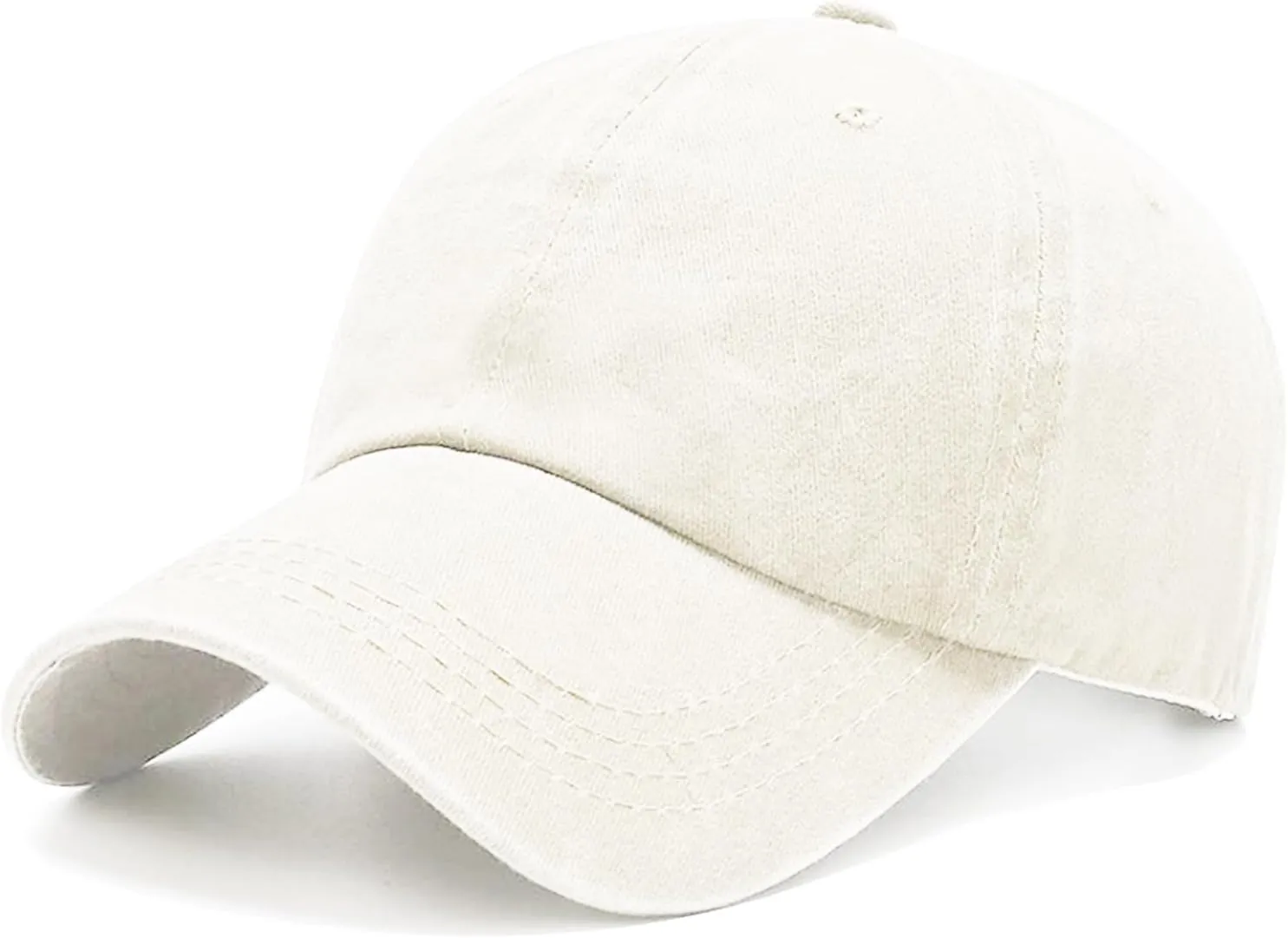 Men's Vintage Washed Purple Distressed Baseball Cap
