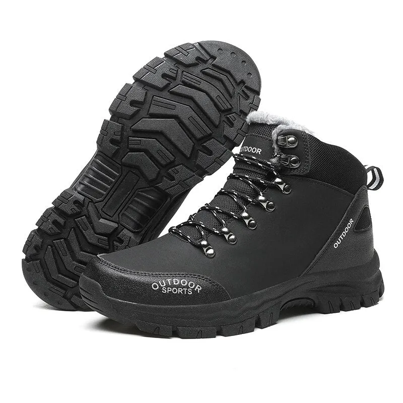 Men's Waterproof Leather  Boots