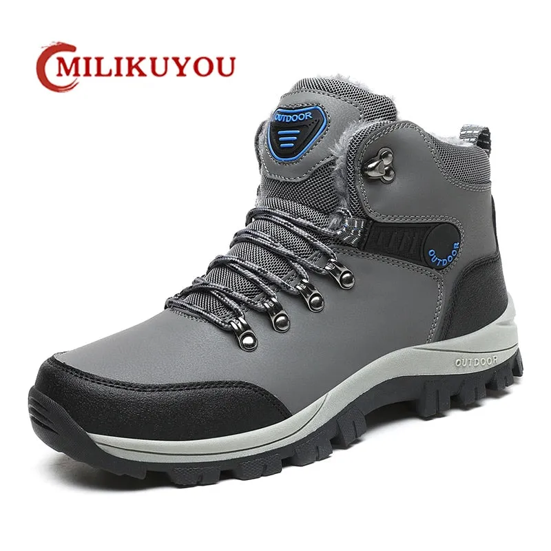 Men's Waterproof Leather  Boots