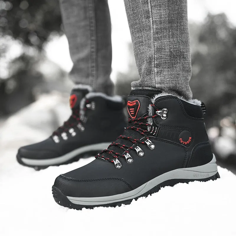 Men's Waterproof Leather  Boots