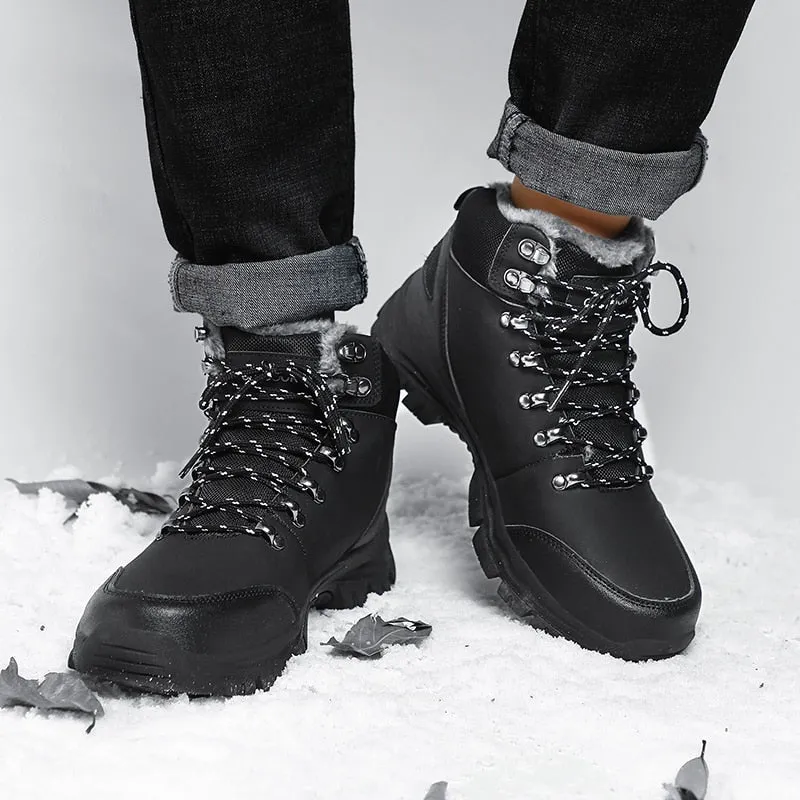 Men's Waterproof Leather  Boots