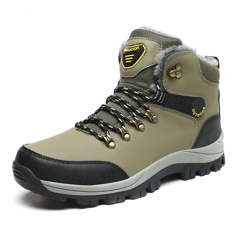 Men's Waterproof Leather  Boots