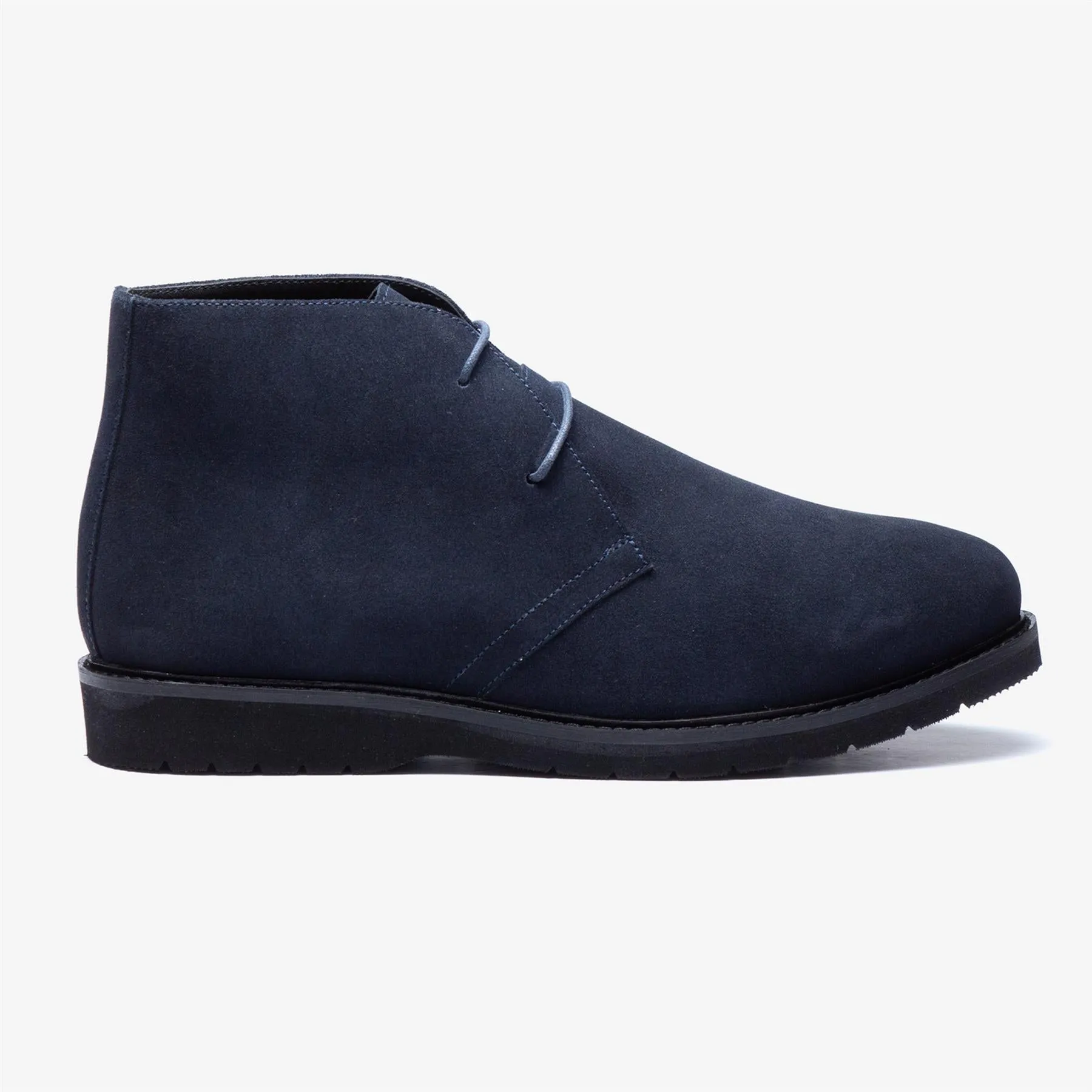 Men's Wide Fit Tredd Well William 22760 Navy Suede Dress Boots
