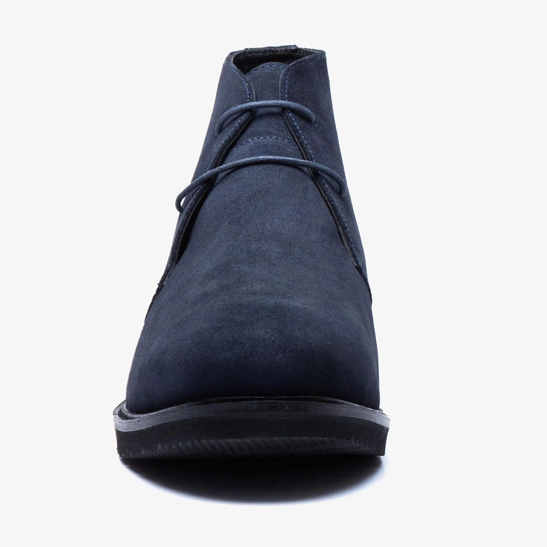 Men's Wide Fit Tredd Well William 22760 Navy Suede Dress Boots