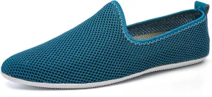 Men's Women's Loafers Mesh Breathable Flat Walking Non Slip Driving Casual Shoes Classic Comfort
