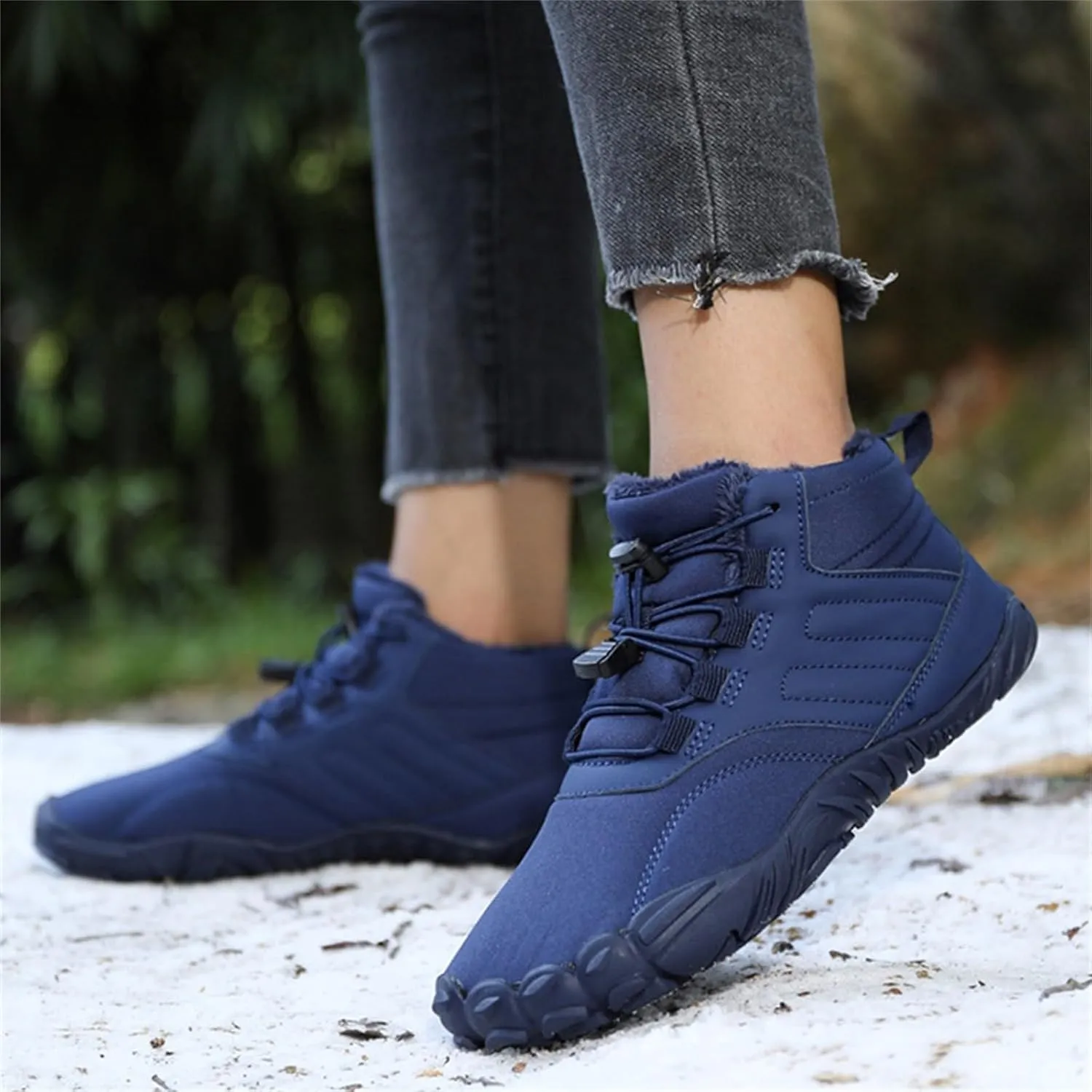 Men's Work Boots Non Steel Toe Hiking Sneakers Boot with Comfort Safety Toe Shoes for Women Nonslip Slip On Platform Shoes Lightweight Comfortable Hike Grounded Footwear