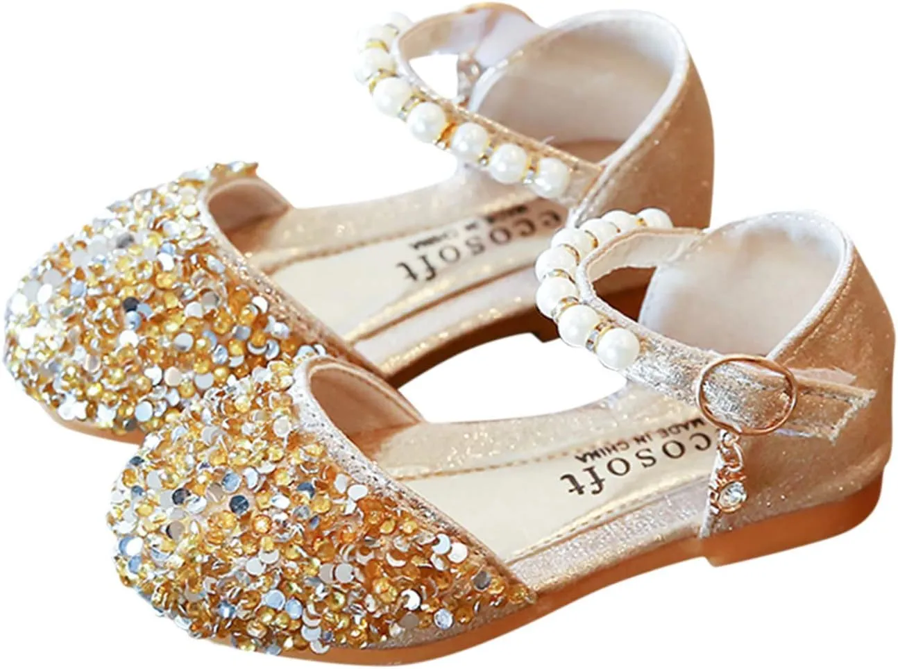 Mes Shoes Size Girls Shoes Sandals Kids Single Baby Crystal Bowknot Bling Infant Pearl Baby Shoes Size 7