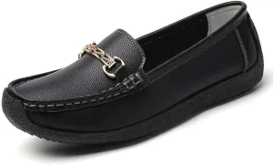 mitvr Loafers for Women Comfortable Slip on Work Flats Shoes Business Casual Shoes Lightweight Penny Loafers