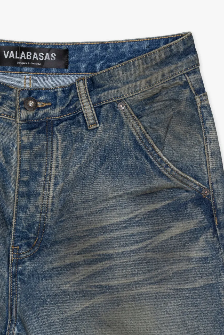 Mr.Shorts Dirty Vintage Blue