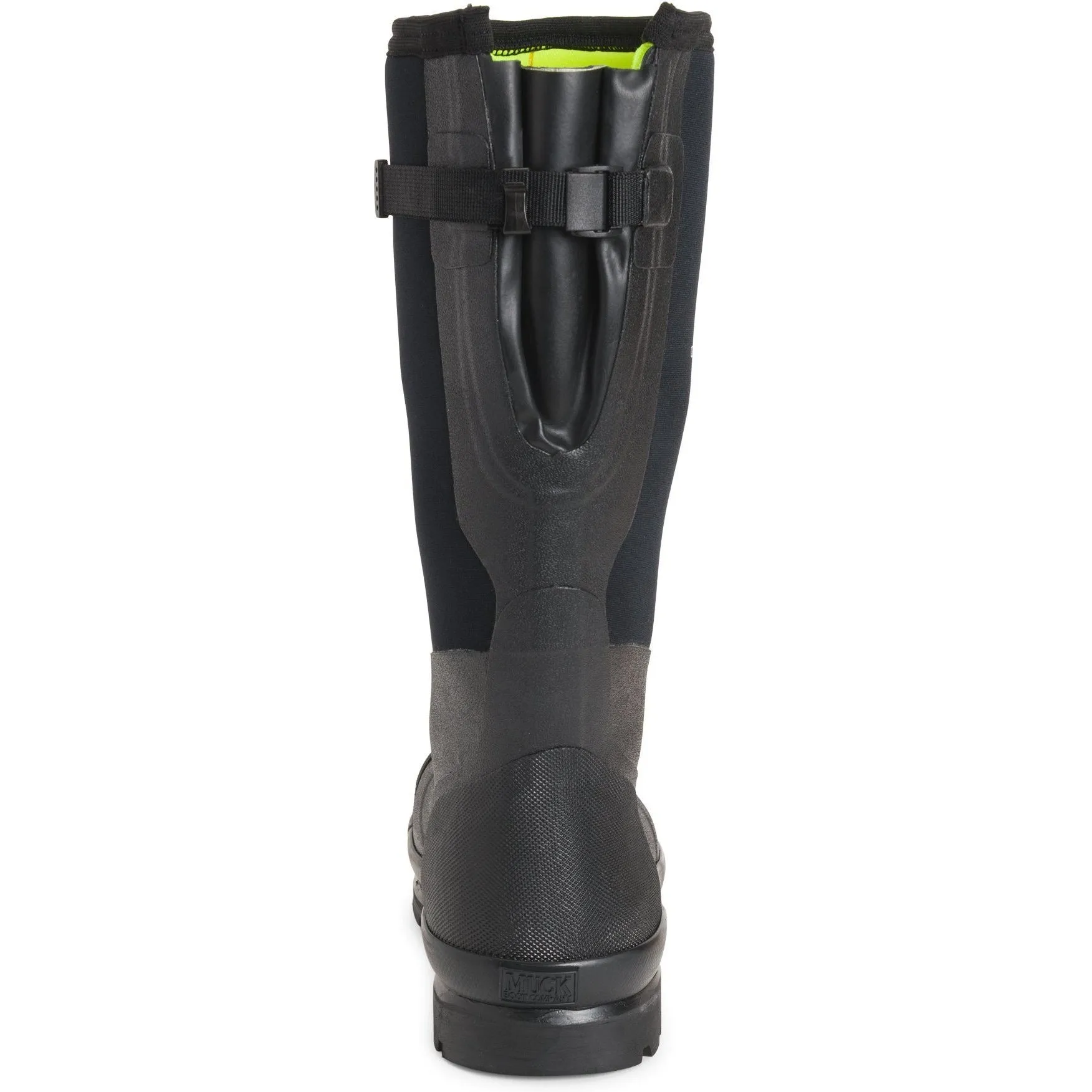 Muck Men's Chore Wide Calf Steel Toe Waterproof Rubber Work Boot - Black - MCXF-Steel
