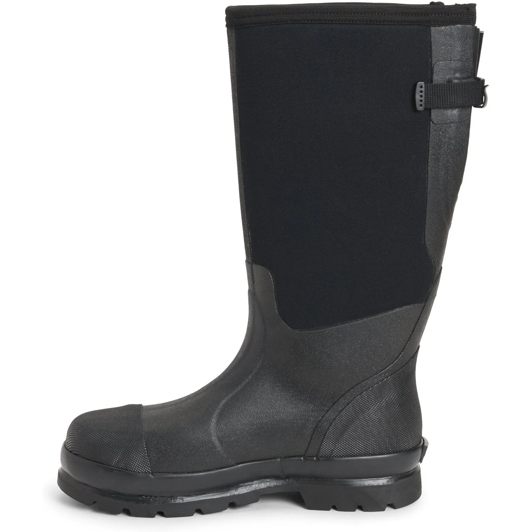 Muck Men's Chore Wide Calf Steel Toe Waterproof Rubber Work Boot - Black - MCXF-Steel