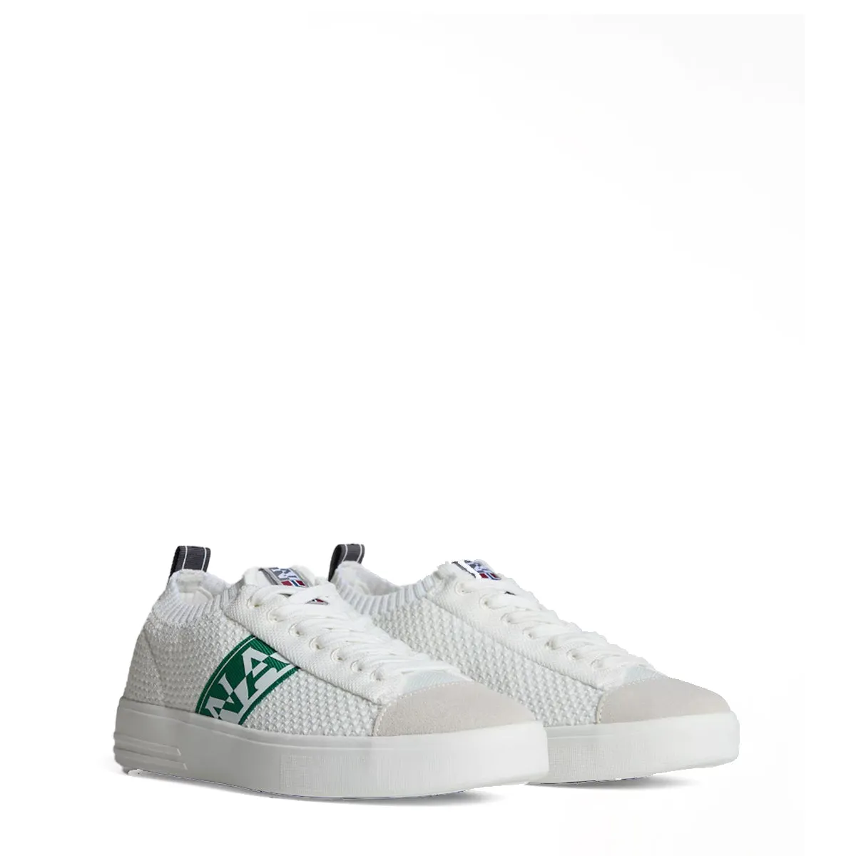 Napapijri - Bark Knit Bright White Sneakers - NP0A4HKQ - BRIGHT/WHITE
