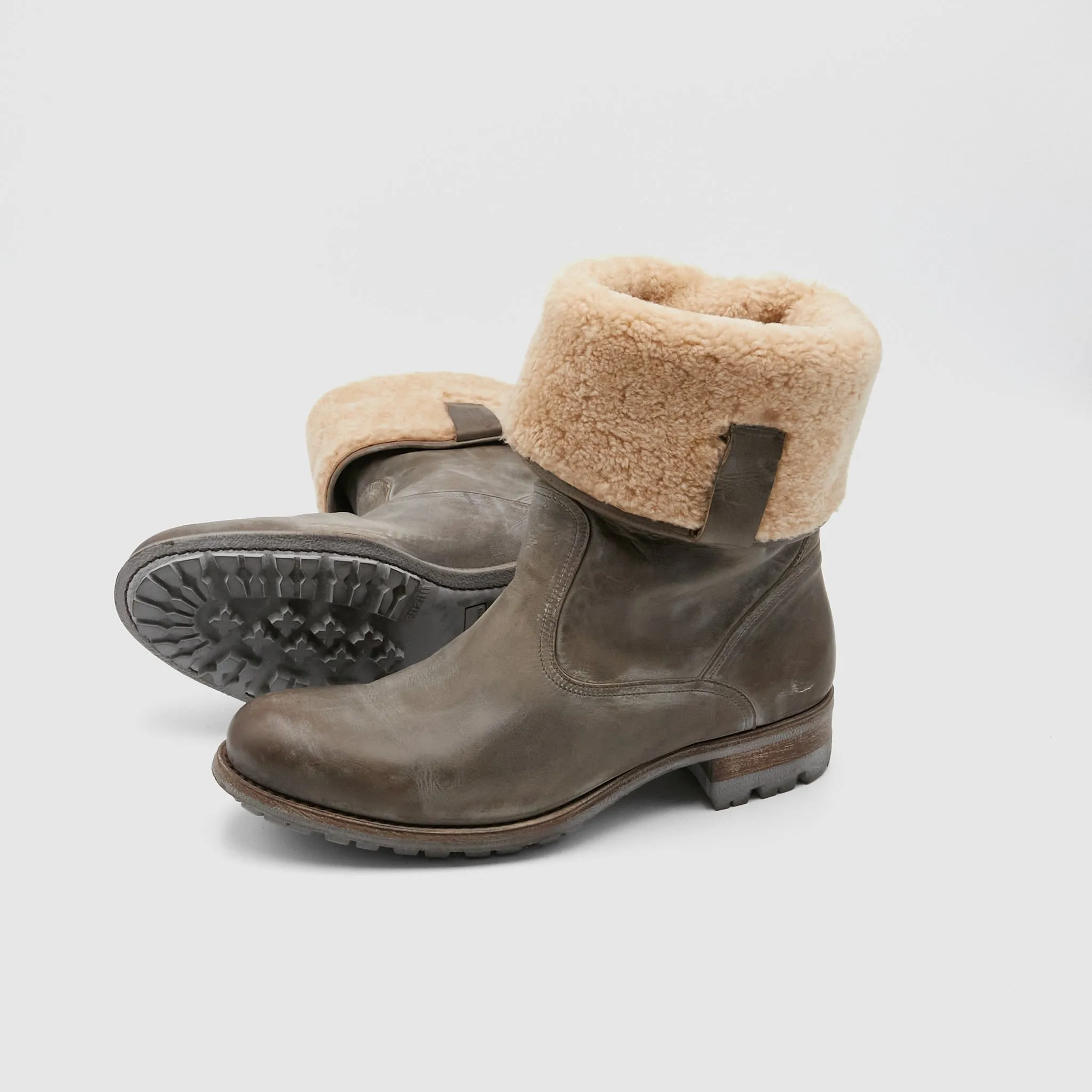 n.d.c. made by hand Ladies Vallee Blanche Barrage Sheep Boots