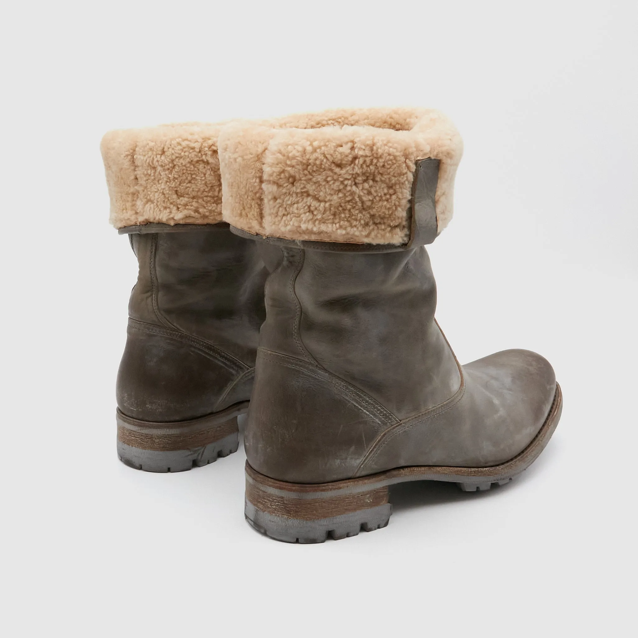 n.d.c. made by hand Ladies Vallee Blanche Barrage Sheep Boots