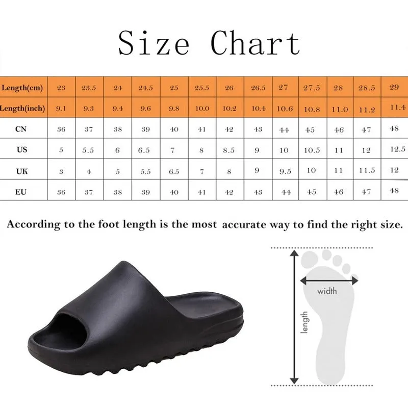 New Men Slippers Indoor Home Summer Beach Ourdoor Slides Ladies Solid Slipers Platform Mules Shoes Woman Flats Zapatos