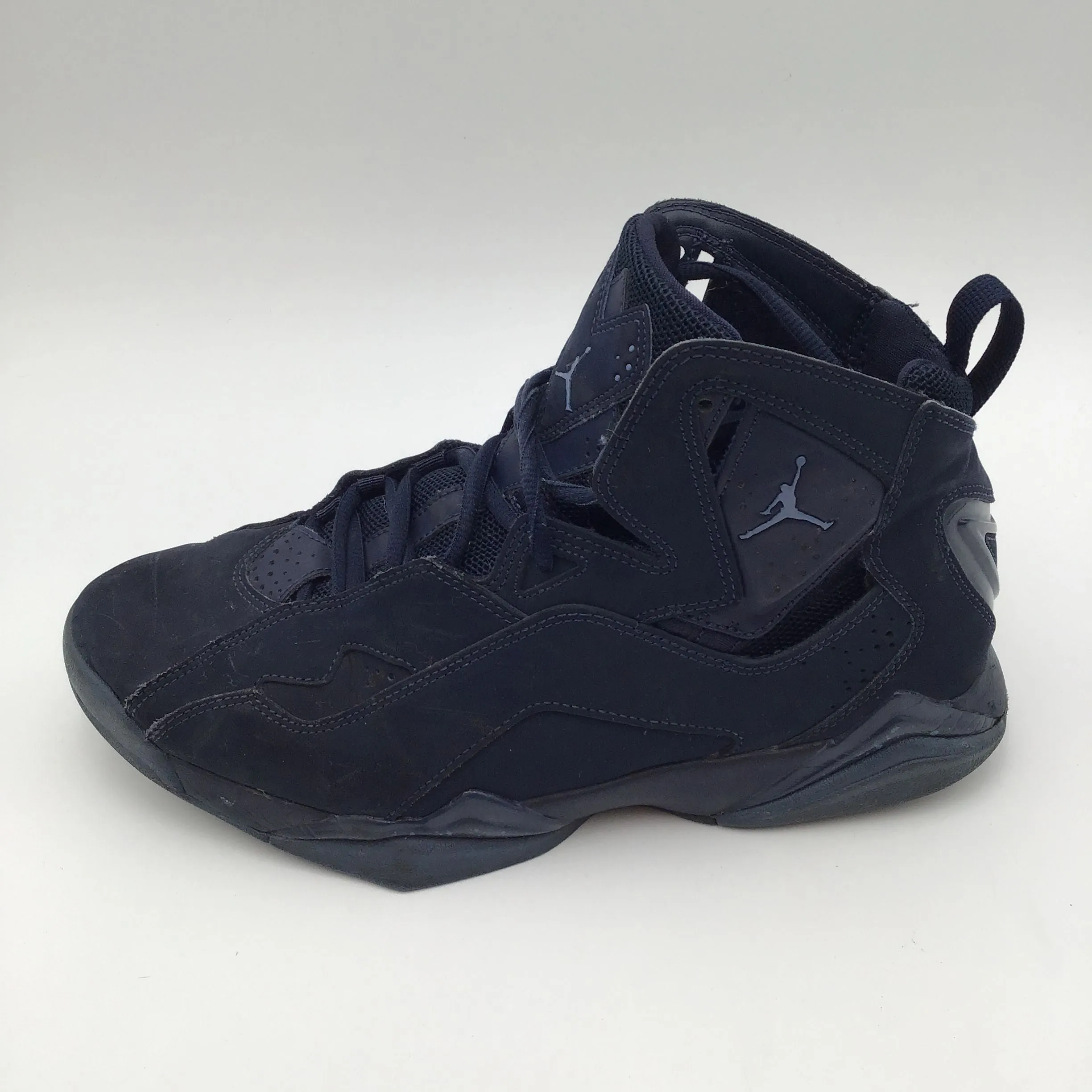 Nike Air Jordan Men's True Flight 'Obsidian' Sneakers-Size 10 ( COA)
