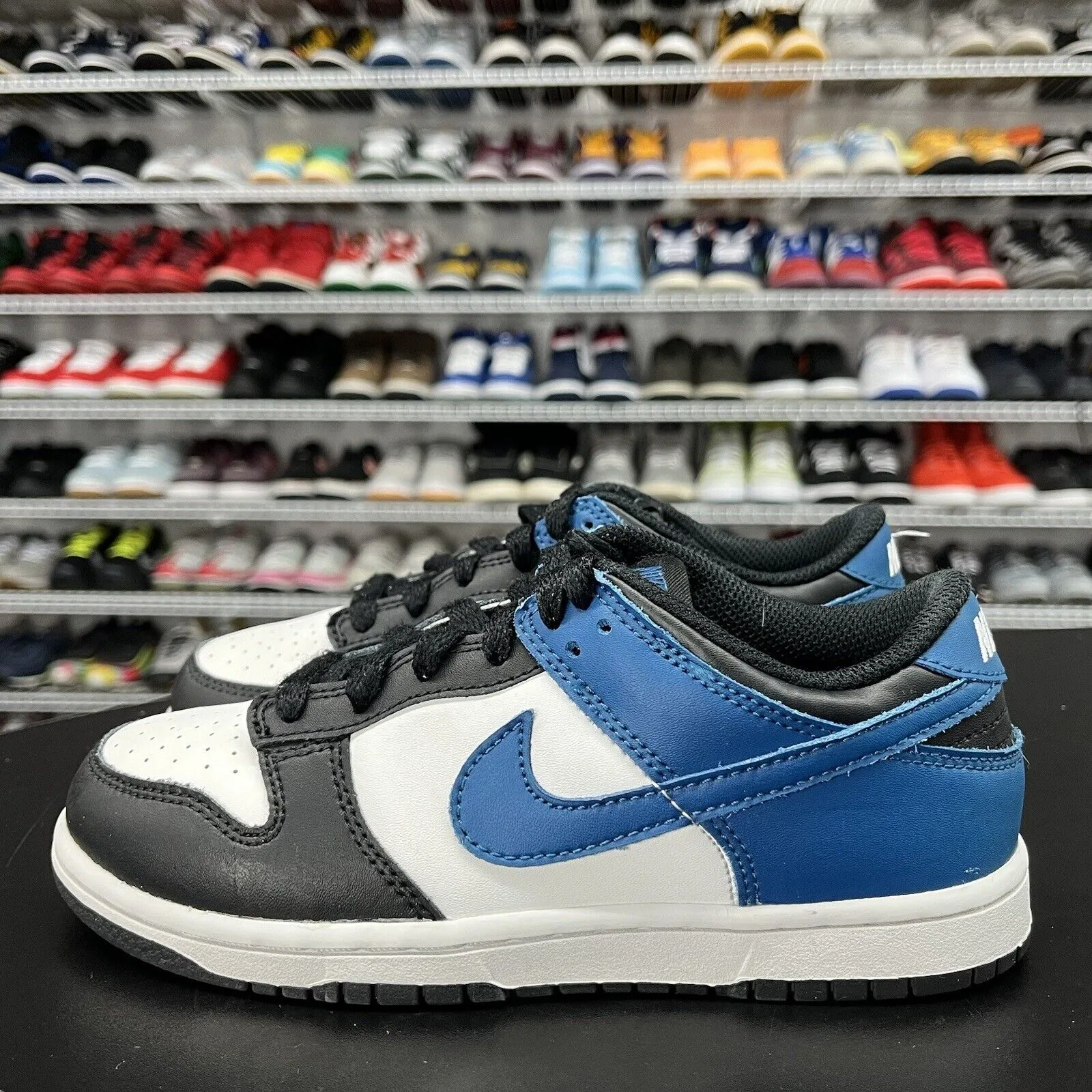 Nike Dunk Low Industrial Blue PS Sneakers DH9756-104 Youth Size 2.5Y