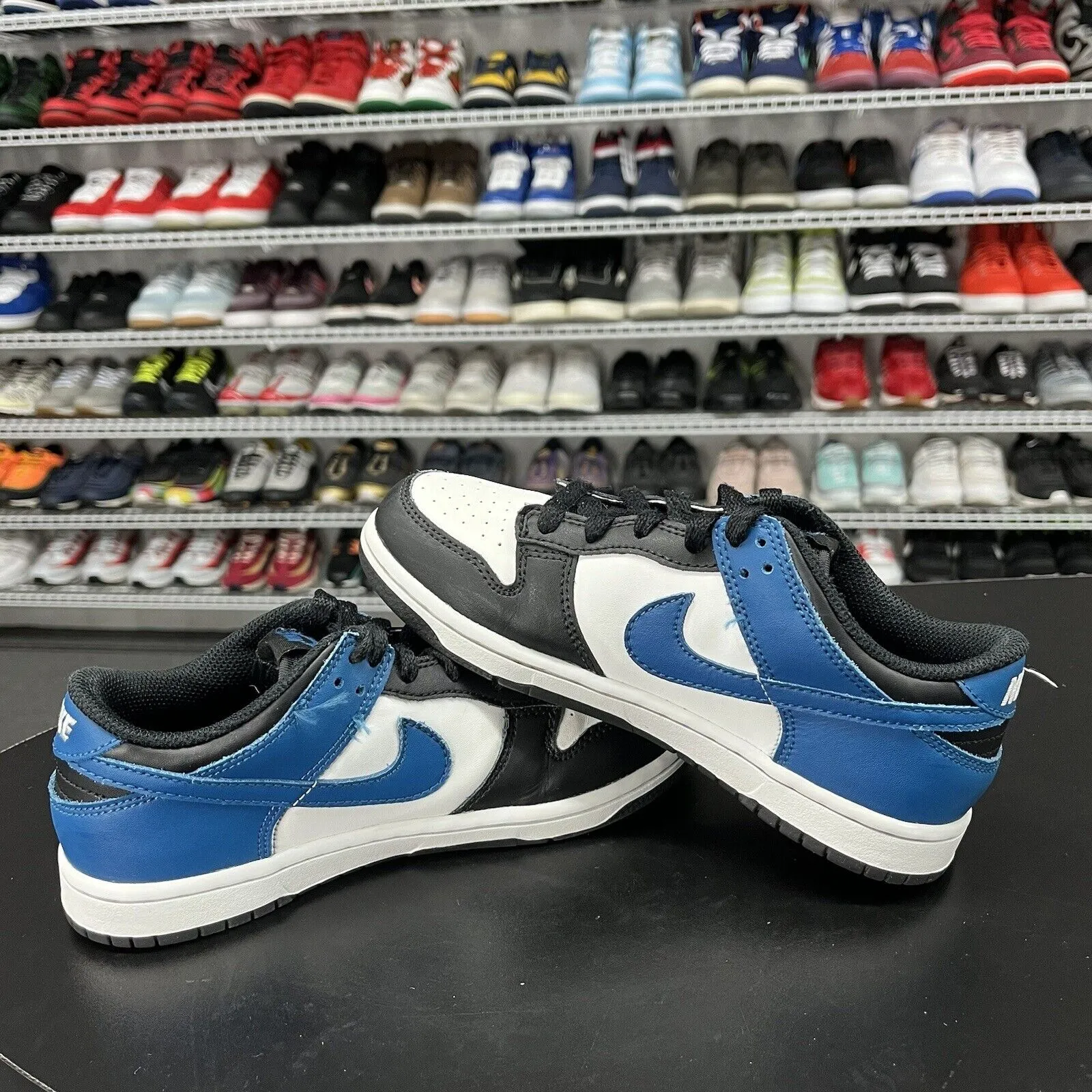 Nike Dunk Low Industrial Blue PS Sneakers DH9756-104 Youth Size 2.5Y
