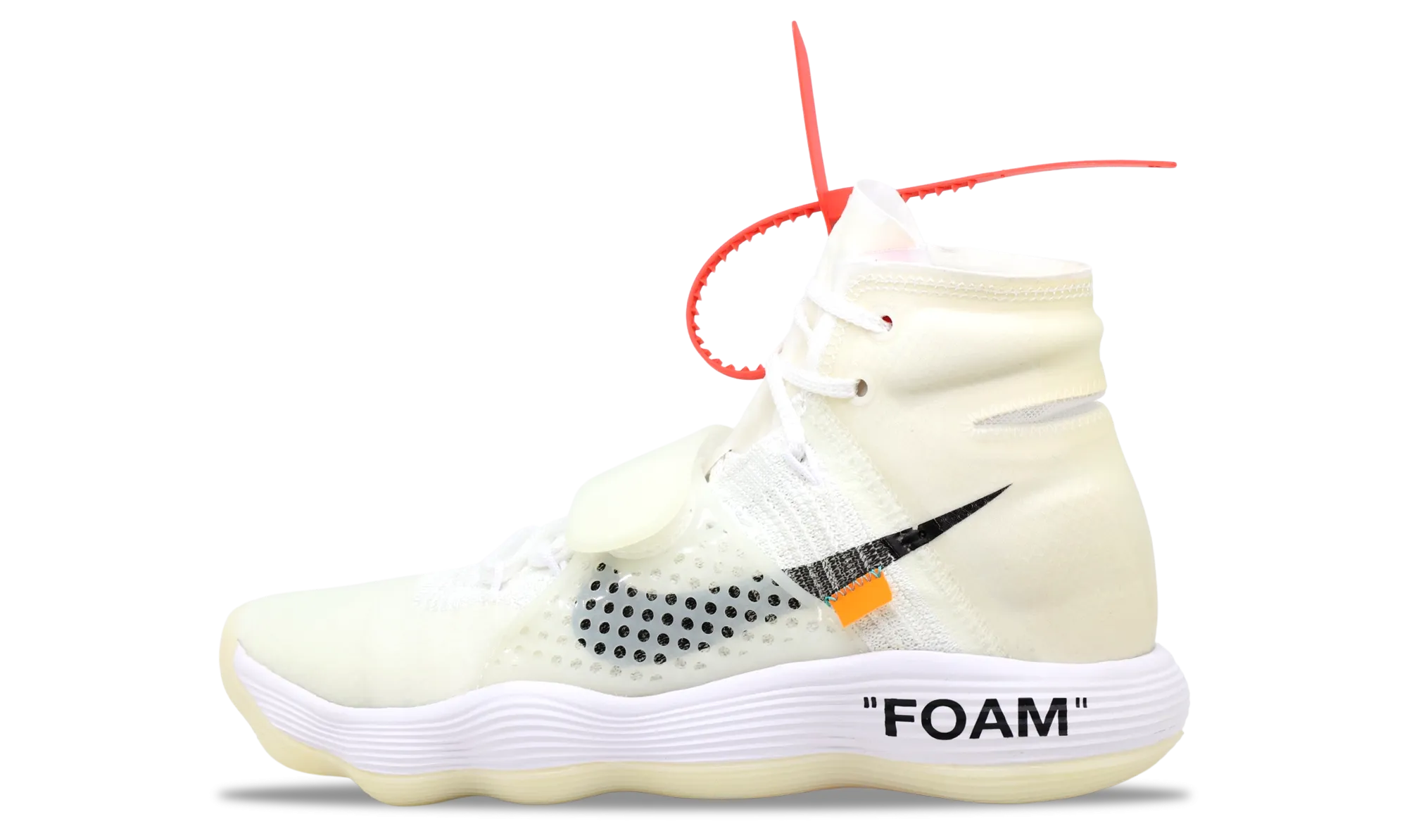 Nike Hyperdunk Flyknit x OFF-WHITE The Ten 2017 (AJ4578-100) Men's Size 4-9