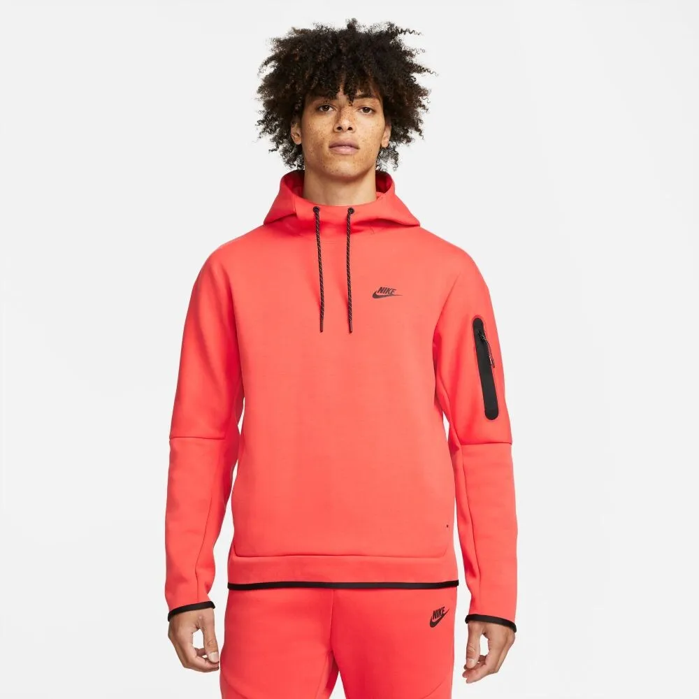 Nike Sportswear Tech Fleece Men's Pullover Hoodie Red dd5174-605