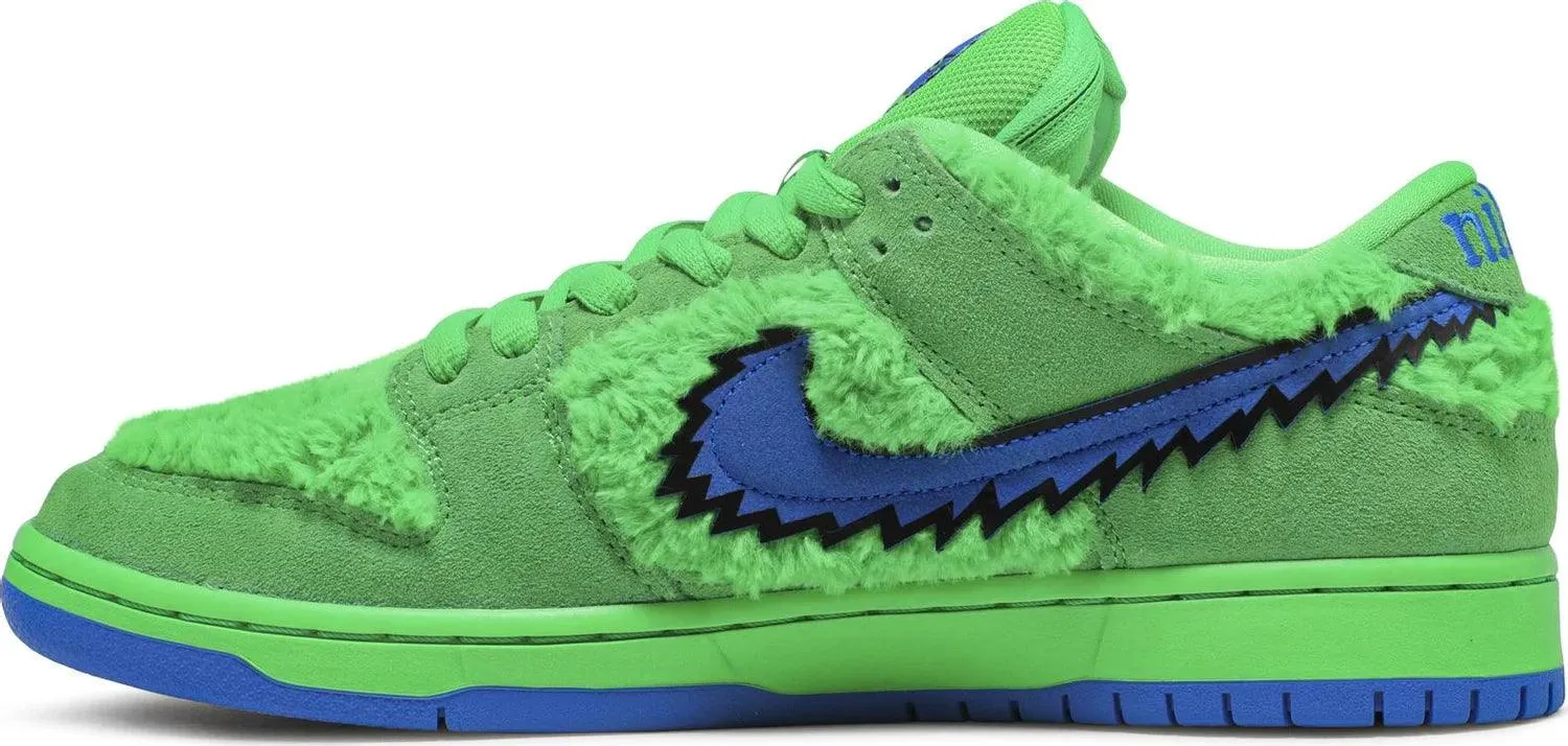 Nike x SB Dunk Low 'Grateful Dead Bears Green'
