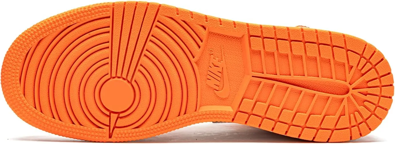 Nike Youth Air Jordan 1 Mid Se GS Electro Orange