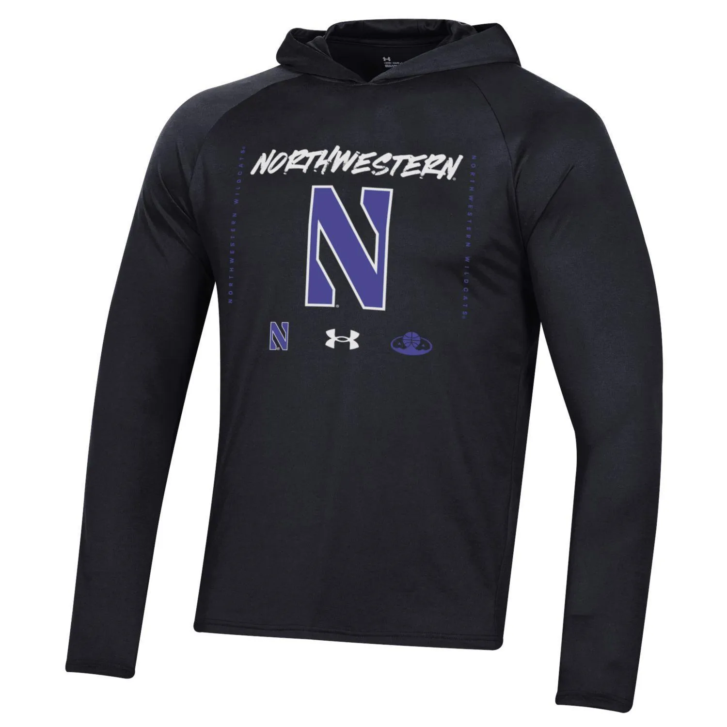 Northwestern Wildcats Men's Under Armour Basketball Shooting Shirt Hoodie