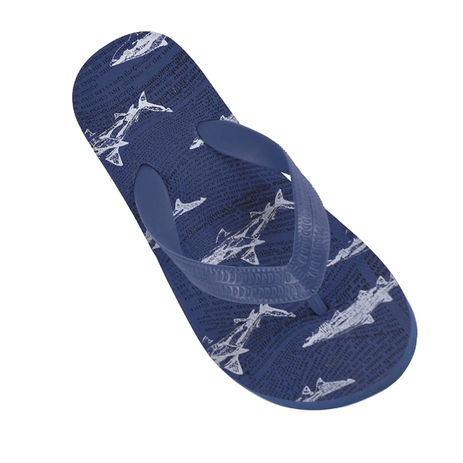 OCTAVE Boys Summer Beach Wear Flip Flops - Shark Design