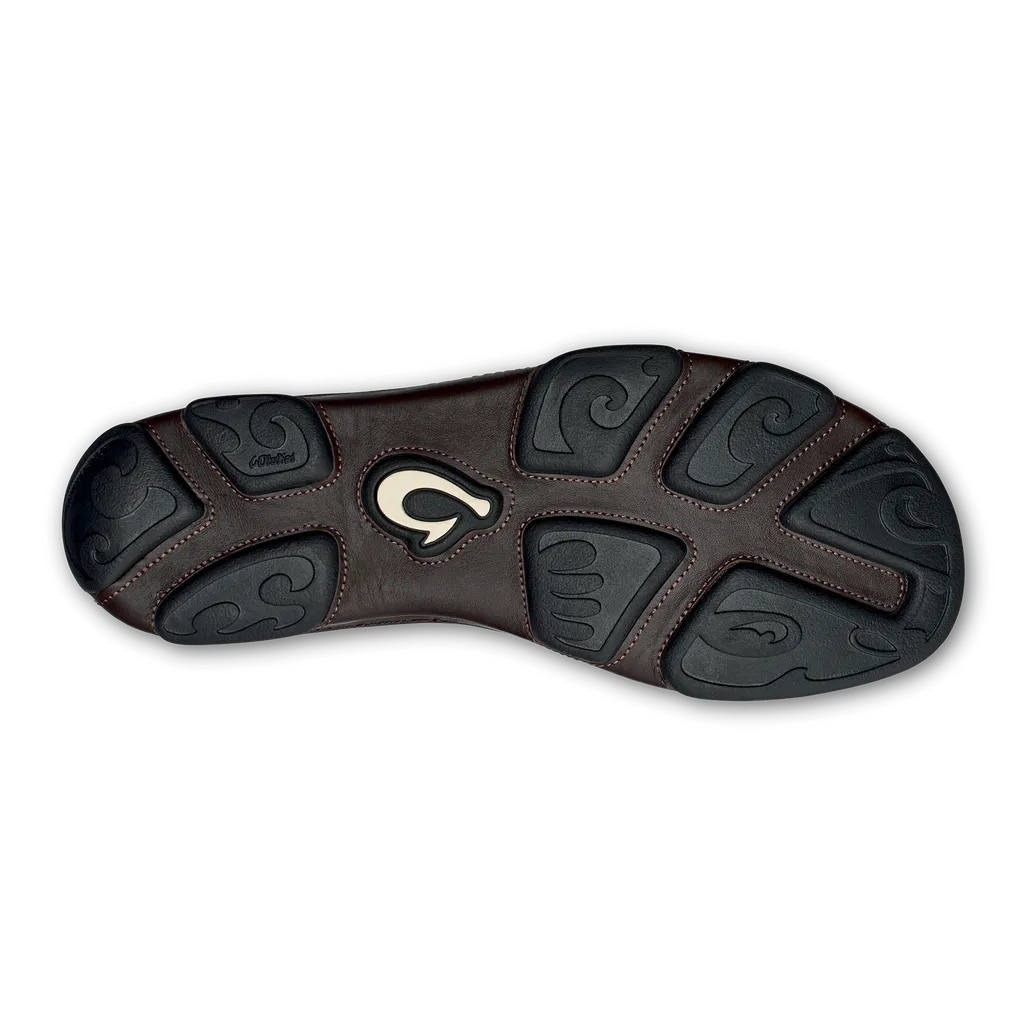 OluKai Moloā Men's Leather Slip-On Shoes