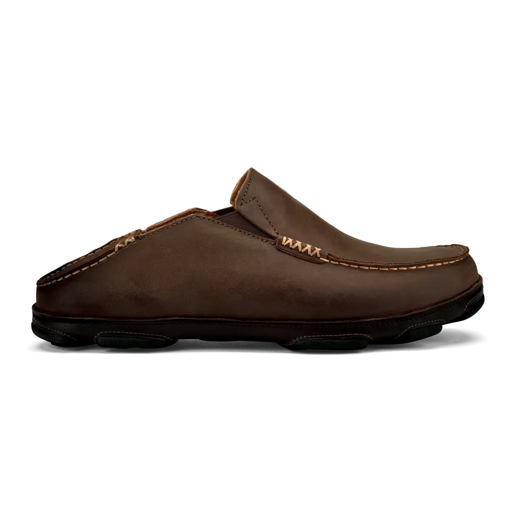 OluKai Moloā Men's Leather Slip-On Shoes