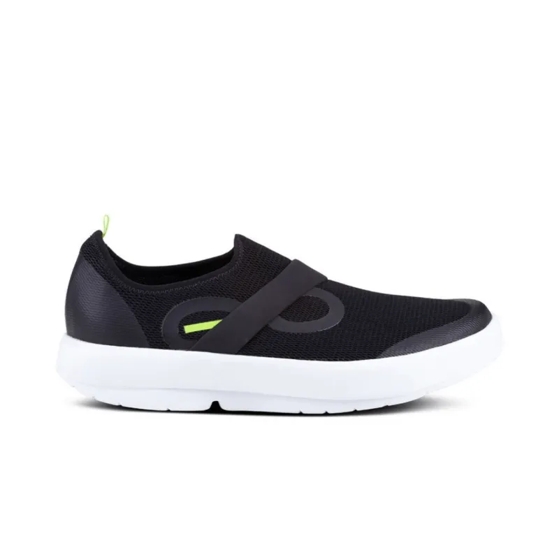 OOFOS Men's OOmg Low - White & Black
