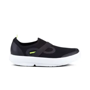 OOFOS Men's OOmg Low - White & Black