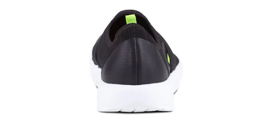 OOFOS Men's OOmg Low - White & Black