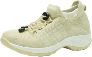 Orthopedic Shoes for Women Breathable Soft Slip On Tennis Shoes Men Walking Business Casual Shoes Slip On Sneakers Steel Toe Tennis Shoe Cross Trainer Shoe