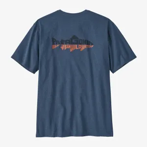 Patagonia Men's Wild Wilderness Short Sleeve Pocket Responsibili-Tee
