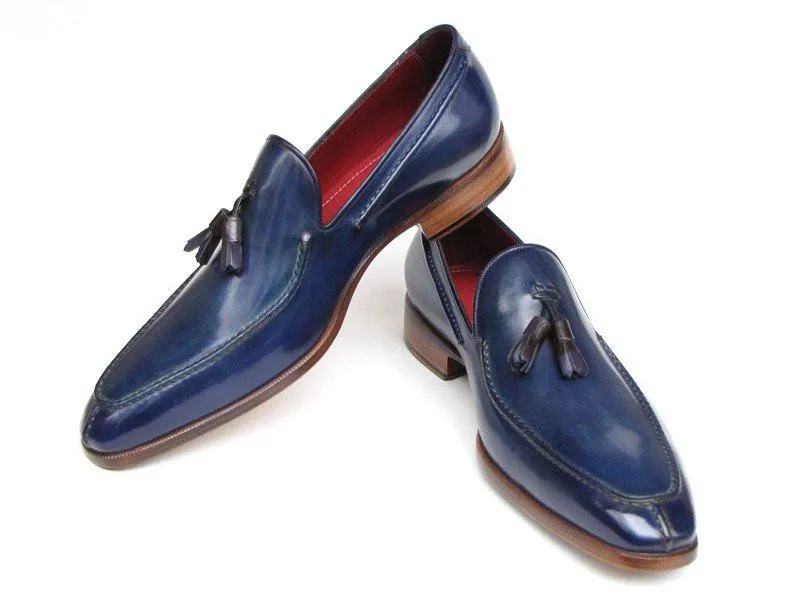 Paul Parkman Men's Tassel Loafer - Blue
