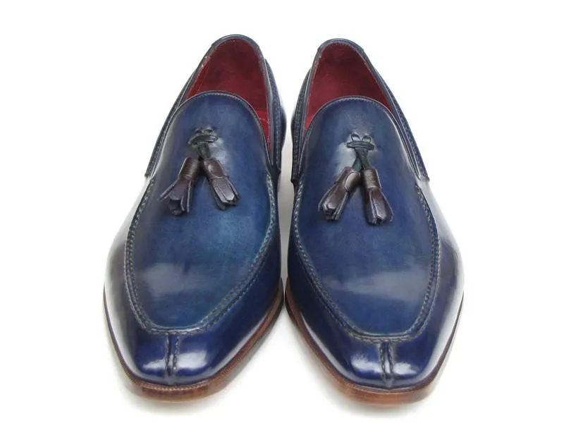 Paul Parkman Men's Tassel Loafer - Blue