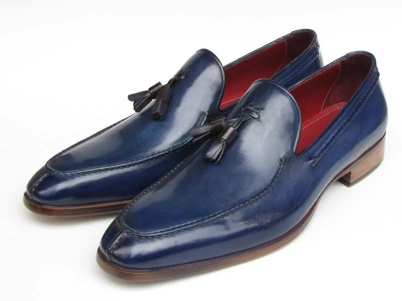 Paul Parkman Men's Tassel Loafer - Blue